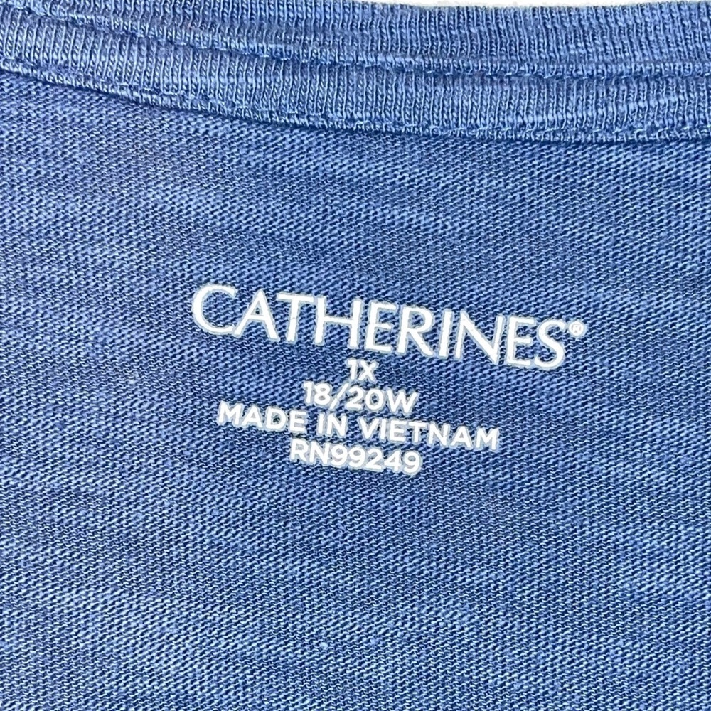 Catherine’s embellished tee. Size 1X GUC - Picture 3 of 3